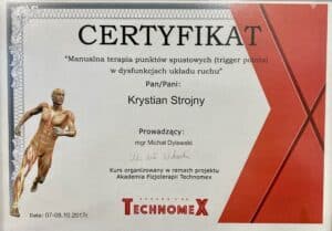 Krystian certyfikat trigger points