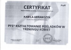 Kamila: PFS kształtowanie pośladków w treningu kobiet