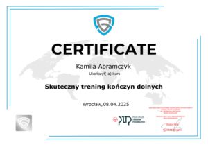 Kamila: Skuteczny trening kończyn dolnych