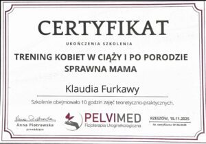 Klaudia: Trening kobiet w ciąży i po porodzie