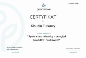 Klaudia: Sport a dno miednicy